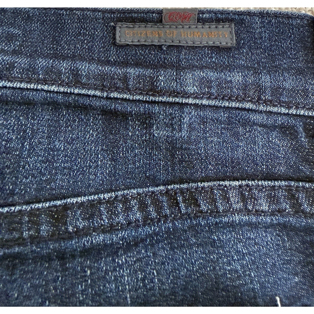 Citizen Of Humanity Amber Medium Rise Bootcut Women's Dark Blue Jeans 27x30 - Picture 12 of 14